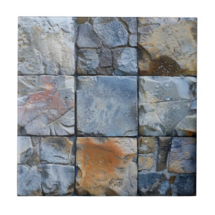 Carreau Motif Carrelage bleu gris