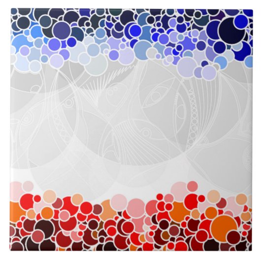 CARREAU MOTIF CERCLES (Devant)