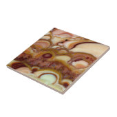 Carreau Motif circulaire de pierre d'onyx (Côté)