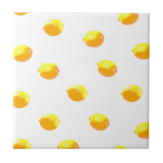 Carreau motif citron version 1 (Devant)