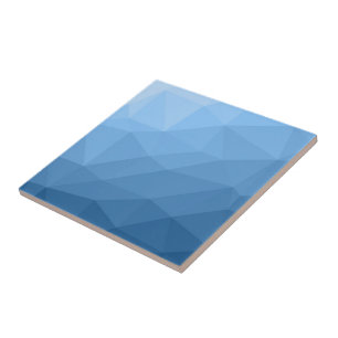Carreau Motif classique bleu géométrique en maillage sombr