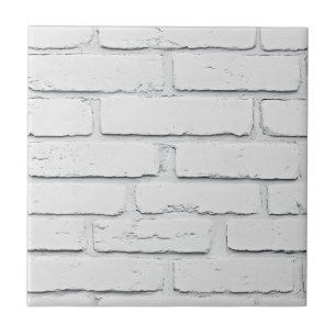 Carreau Motif classique en briques blanches