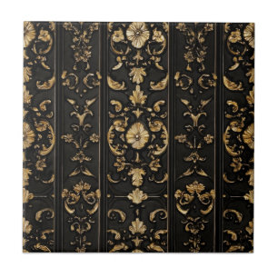Carreau Motif classique foncé élégant