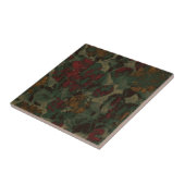 Carreau Motif coloré de camouflage de fleur (Côté)
