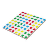 Carreau Motif coloré de géométrie (Côté)