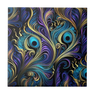 Carreau Motif coloré Peacock