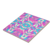 Carreau Motif cool rose et bleu (Côté)
