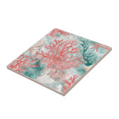 Carreau Motif Corail Côtier Luxueux (Côté)