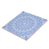 Carreau Motif Cornflower Blue Mandala (Côté)