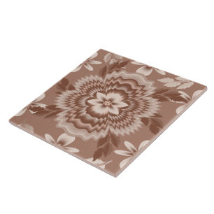 Carreau Motif couleur café et lait