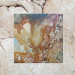 Carreau Motif couleur Jasper Stone<br><div class="desc">Carrelage en céramique qui présente une photo de la pierre colorée de Jasper,  parfois appelée Agate Photo. Sélectionnez votre taille de tuile. Fait un grand trivet pour la cuisine. Veuillez noter qu'il n'y a pas de véritable pierre dans ce produit.</div>