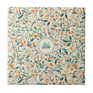 Carreau Motif couleur Paisley d'inspiration vintage (3)