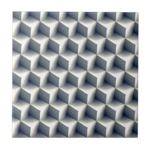 Carreau Motif Cubes 3D