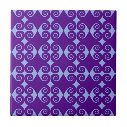 Carreau Motif Curly Diamond (Devant)