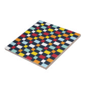Carreau Motif damier coloré (Côté)