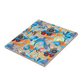 Carreau Motif d'amusement d'été (Côté)