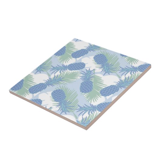 Carreau Motif d'ananas tropical Pastel (Côté)