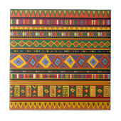 Carreau Motif d'art ethnique en Afrique (Devant)