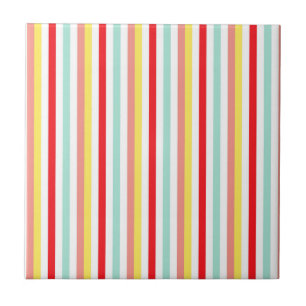 Carreau Motif de bande verticale coloré