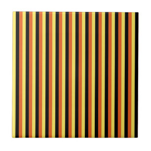 Carreau Motif de bande verticale jaune noir