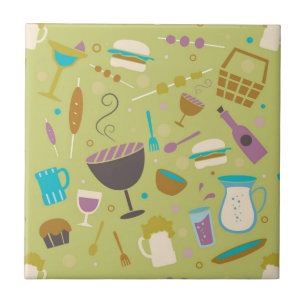 Carreau Motif de barbecue