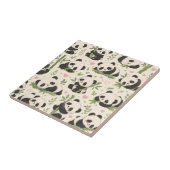 Carreau Motif de bébé panda mignon | (Côté)
