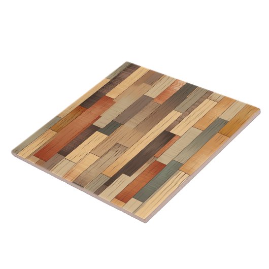 Carreau Motif de bois Faux Western (Côté)