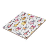 Carreau Motif de bouteille de Parfum (Côté)