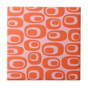 Carreau Motif de bulle atomique moderne du milieu du siècl