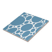 Carreau Motif de bulle bleue (Côté)