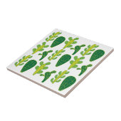 Carreau Motif de cactus cactées succulentes (Côté)