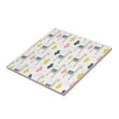 Carreau Motif de cactus et de lamas (Côté)