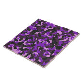 Carreau Motif de camouflage violet (Côté)