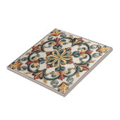 Carreau Motif de carrelage floral clair (Côté)