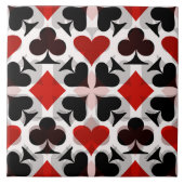 Carreau Motif de cartes (Devant)