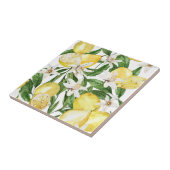 Carreau Motif de citrons et citrons d'été (Côté)