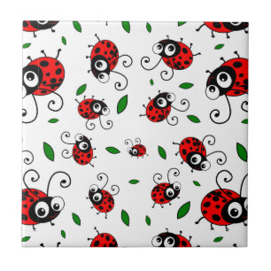 Carreau Motif de coccinelle