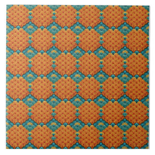 Carreau Motif de coquille de saint crochet
