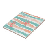 Carreau Motif de corail côtier minimal (Côté)
