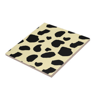Carreau Motif de couleur de peau de vache animale 