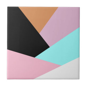Carreau motif de couleur géométrique abstrait moderne