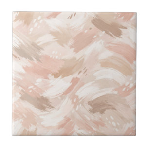Carreau Motif de coup de pinceau abstrait