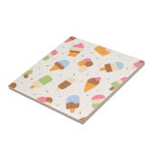 Carreau Motif de crème glacée, cône de crème glacée, Popsi (Côté)