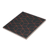Carreau motif de cube dynamique, rétro, simple, cool, tend (Côté)