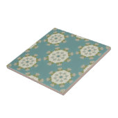 Carreau Motif de damassé avec les éléments abstraits (Côté)