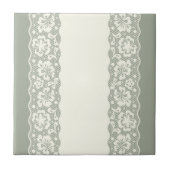 Carreau Motif de dentelle, cru 5 de fleur (Devant)