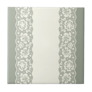 Carreau Motif de dentelle, cru 5 de fleur