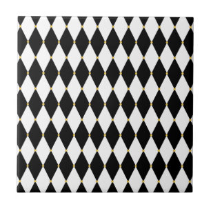 Carreau Motif de diamant de harlequin