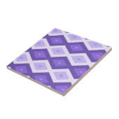 Carreau Motif de diamant violet (Côté)