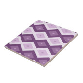 Carreau Motif de diamant violet (Côté)